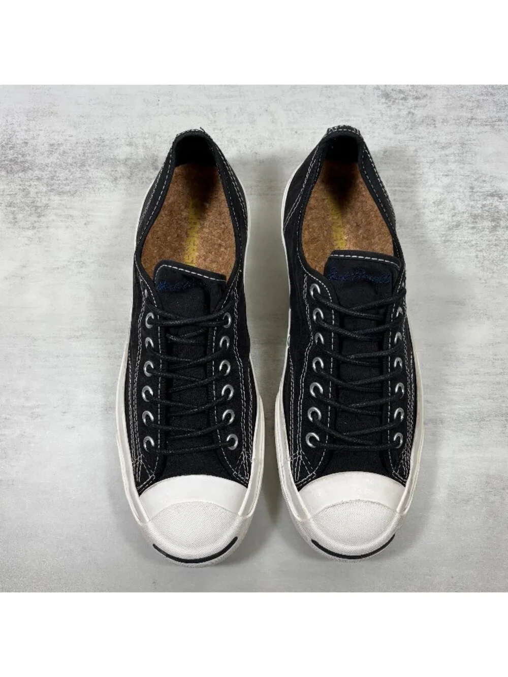 Converse Jack Purcell Sneakers - Men's Size 8 / Womens' 9.5 - Black - Picture 7 of 9